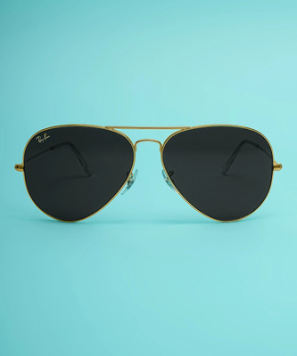 Ray-Ban Aviator Sunglasses(For Men, Green)