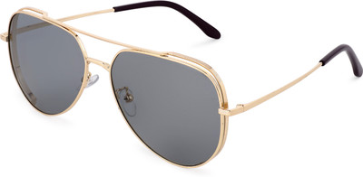 Hashtag eyewear Aviator Sunglasses(For Men, Grey)