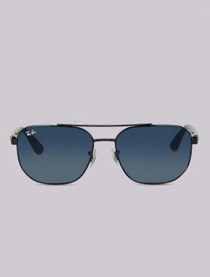 Ray-Ban Shield Sunglasses(For Men, Blue)