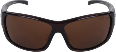 LAURELS Rectangular Sunglasses(For Men, Brown)