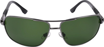 Roadster Wayfarer, Rectangular Sunglasses(For Men, Green)