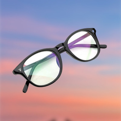 Supreno Oval Sunglasses(For Boys & Girls, Clear)