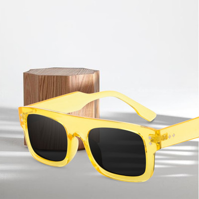 PETER JONES Retro Square Sunglasses(For Men & Women, Black)