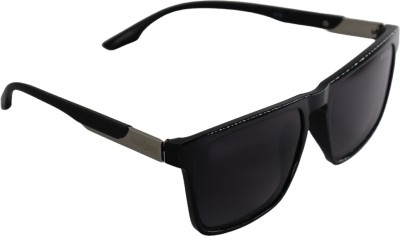 Pushpa Traders Wayfarer Sunglasses(For Men & Women, Black)