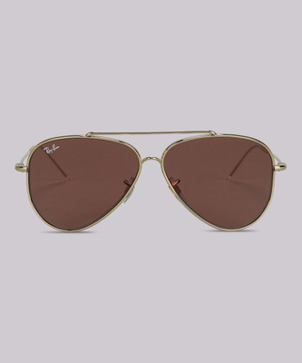 Ray-Ban Aviator Sunglasses(For Men & Women, Violet)