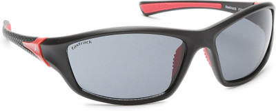 Fastrack Wrap-around Sunglasses(For Men, Grey)