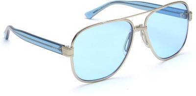 IDEE Retro Square Sunglasses(For Men, Blue)