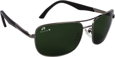 AISLIN Wayfarer, Rectangular Sunglasses(For Men & Women, Green)