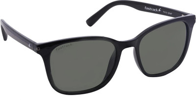 Fastrack Round Sunglasses(For Men, Green)