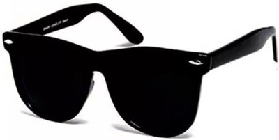 Fash Wayfarer Sunglasses(For Men & Women, Black)
