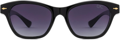 HEXXA Over-sized, Rectangular, Retro Square, Wrap-around Sunglasses(For Men, Clear)