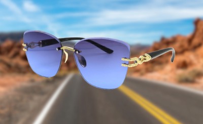 Rich Club Butterfly Sunglasses(For Women, Blue)