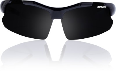 RESIST EYEWEAR Sports Sunglasses(For Men & Women, Black)