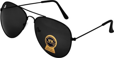 PIRASO Aviator Sunglasses(For Boys & Girls, Black)