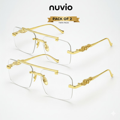 NUVIO Shield, Spectacle  Sunglasses(For Boys & Girls, Clear)
