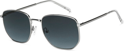 john jacobs Round Sunglasses(For Men & Women, Grey)
