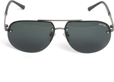 MARC LOUIS Aviator Sunglasses(For Men & Women, Green)