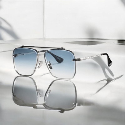 funglasses Retro Square Sunglasses(For Men & Women, Blue)