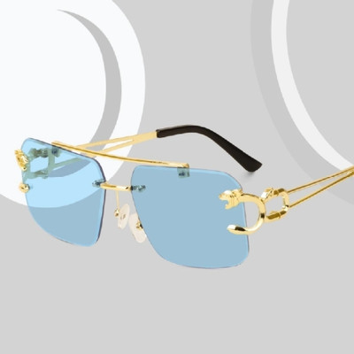 VALWICK Rectangular Sunglasses(For Men, Blue)