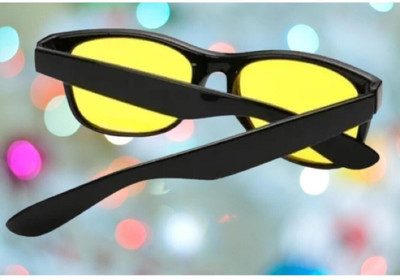 LENS LIBRARY Wayfarer Sunglasses(For Men & Women, Yellow)