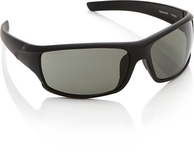 Fastrack Wrap-around Sunglasses(For Men, Green)