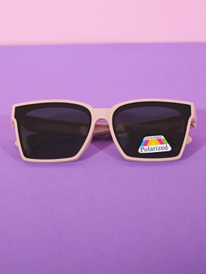 Dukiekooky Retro Square Sunglasses(For Boys & Girls, Black)