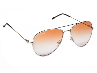 Arzonai Aviator Sunglasses(For Men, Orange)