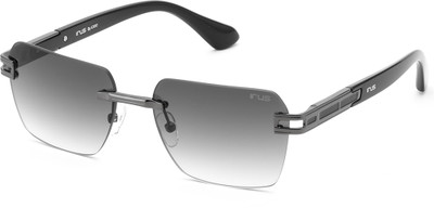 IRUS Rectangular Sunglasses(For Men, Grey)