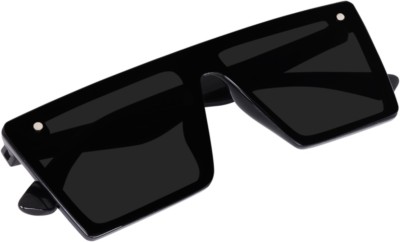 I Flash Wayfarer Sunglasses(For Men & Women, Black)