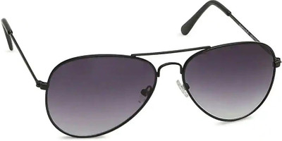 Fastrack Aviator Sunglasses(For Men, Black)