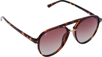 Mayhem Aviator Sunglasses(For Men & Women, Brown)