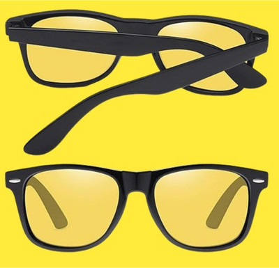 Netwiz Wayfarer Sunglasses(For Men & Women, Yellow)
