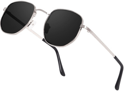 Being Better Round Sunglasses(For Men, Black)