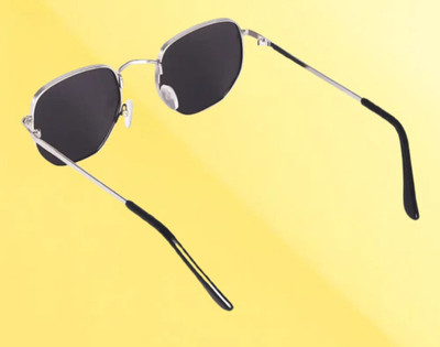 SpadeAces Round Sunglasses(For Men & Women, Black)