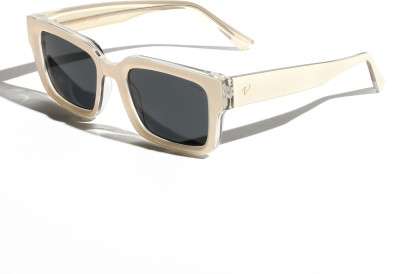 VINTAGE Rectangular Sunglasses(For Men & Women, Grey)