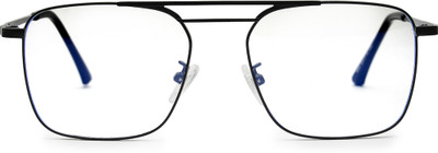 Hashtag eyewear Rectangular Sunglasses(For Men & Women, Clear)