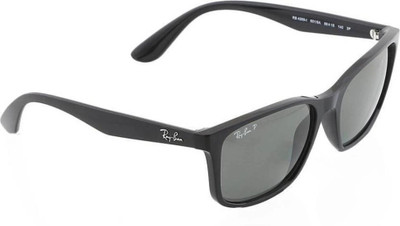 Ray-Ban Retro Square Sunglasses(For Men, Green)