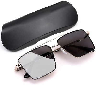 Flipstar Spectacle , Retro Square, Sports Sunglasses(For Men & Women, Black)