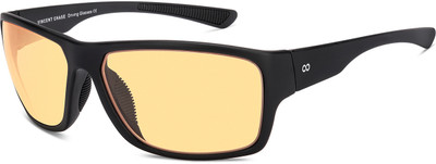 VINCENT CHASE Rectangular Sunglasses(For Men & Women, Yellow)
