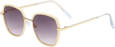 GANSTA Oval Sunglasses(For Women, Black)