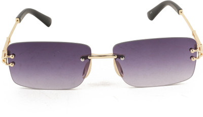 Bayberry Rectangular Sunglasses(For Men, Blue)