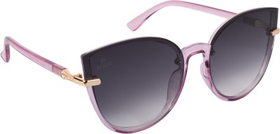 AISLIN Cat-eye, Round Sunglasses(For Women, Grey, Violet)