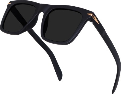 Being Better Retro Square Sunglasses(For Women, Black)