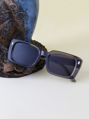 Ted Smith Retro Square Sunglasses(For Men & Women, Orange)
