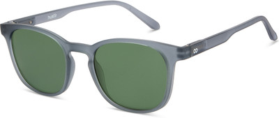 Hustlr Wayfarer Sunglasses(For Men & Women, Grey)