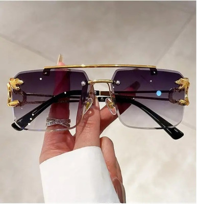 Cartme Over-sized Sunglasses(For Boys & Girls, Golden)