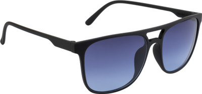 Fair-x Retro Square Sunglasses(For Men & Women, Grey)
