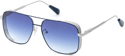 IRUS by IDEE Retro Square Sunglasses(For Men, Blue)