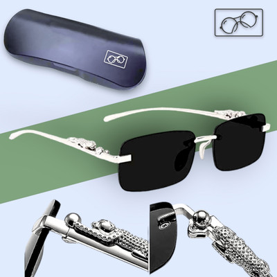 ROADWAY Retro Square, Rectangular Sunglasses(For Men & Women, Black)