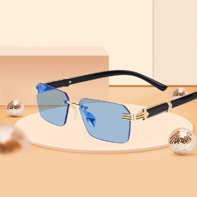 VALWICK Rectangular Sunglasses(For Men, Blue)